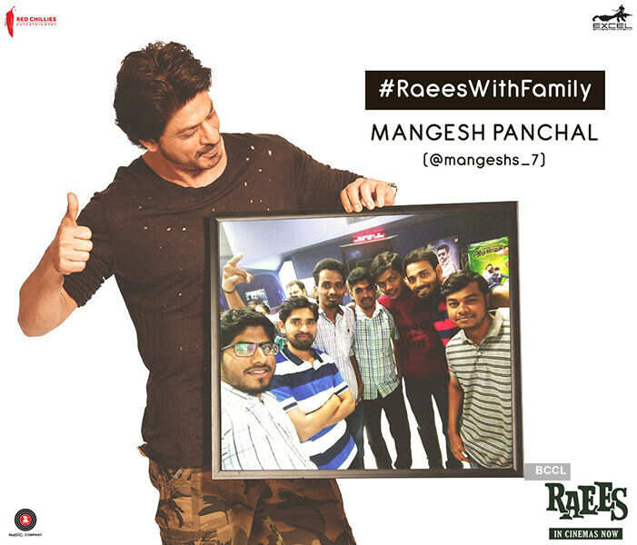 #RaeesWithFamily: SRK personally thanks fans